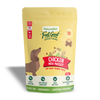 Naturediet Feel Good dog treats packaging with chicken and parsley flavor on a white background