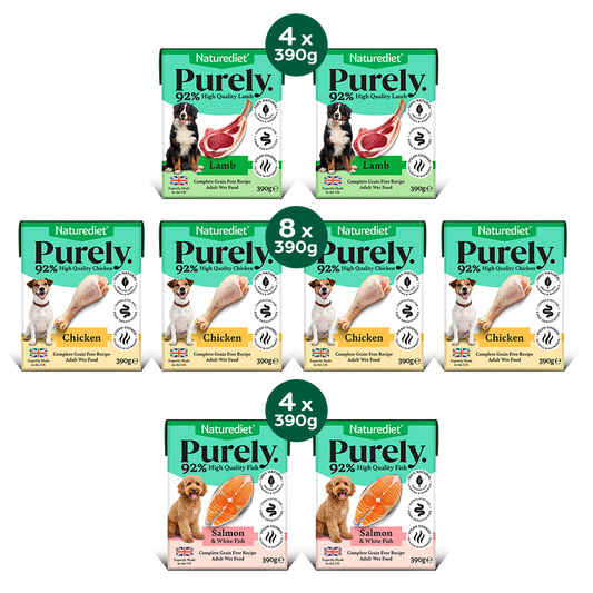 Purely Meat & Fish Multipack (16 x 390g Cartons)