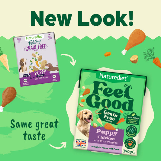 Feel Good Grain Free Puppy with Chicken (390g Cartons)