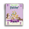 Naturediet Feel Good Puppy food packaging on a white background