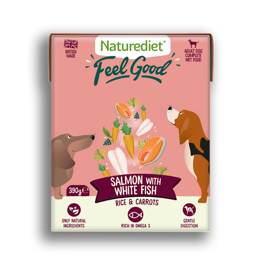 Feel Good Salmon with White Fish (18 x 390g Cartons)