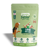 Naturediet Feel Good lamb with mint dog treats packaging on a white background