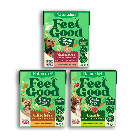 Feel Good Grain Free Meat & Fish Multipack (390g Cartons)