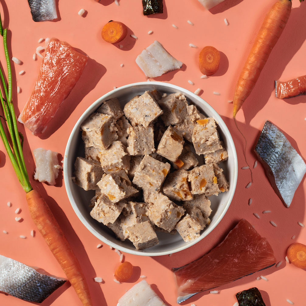 Feel Good Salmon with White Fish (18 x 390g Cartons) – Naturediet