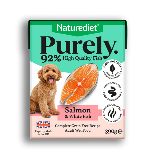 Purely Salmon & White Fish (18 x 390g Cartons)