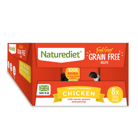 Naturediet dog food Feel Good Mini's Grain Free Chicken 200g