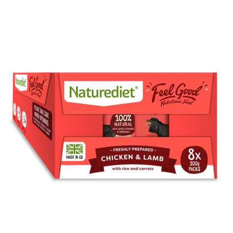 Naturediet dog food Feel Good Mini's Chicken & Lamb 200g