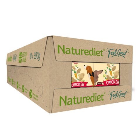 Naturediet Grain Free Chicken Wet food case of 18x390g
