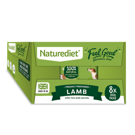 Naturediet dog food Feel Good Mini's Lamb 200g