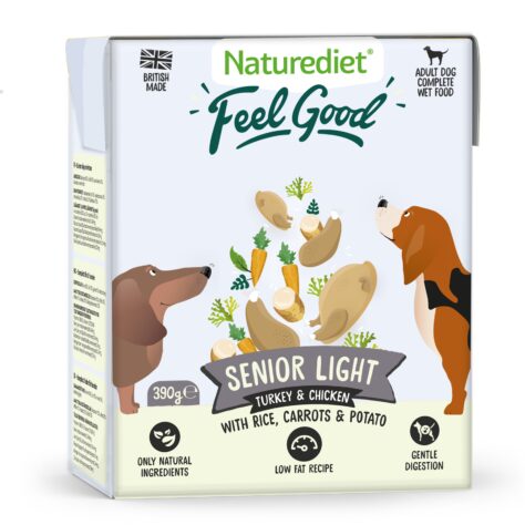 Feel Good Senior Light 390g recyclable cartons