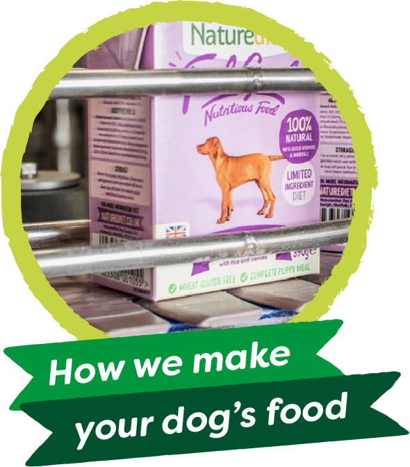 How do naturediet make your dog's food