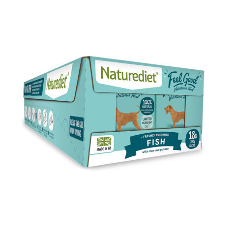 18 cartons of fish dog food
