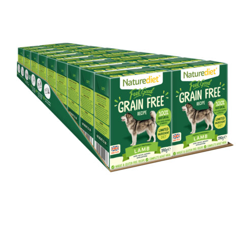 Grain free lamb dog food - case of 18