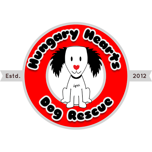Hungry hearts dog rescue logo