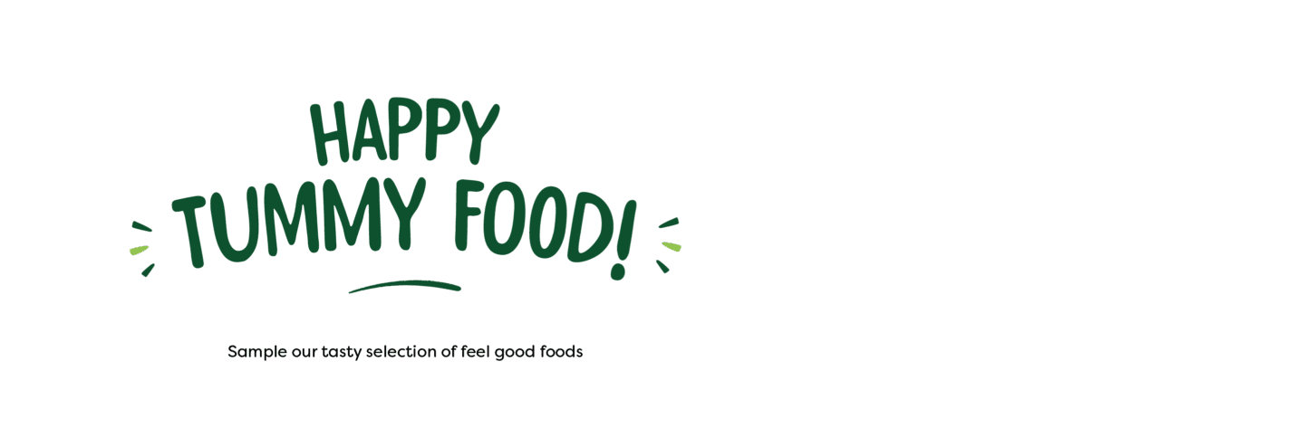 Sample our tasty selection of feel good dog foods