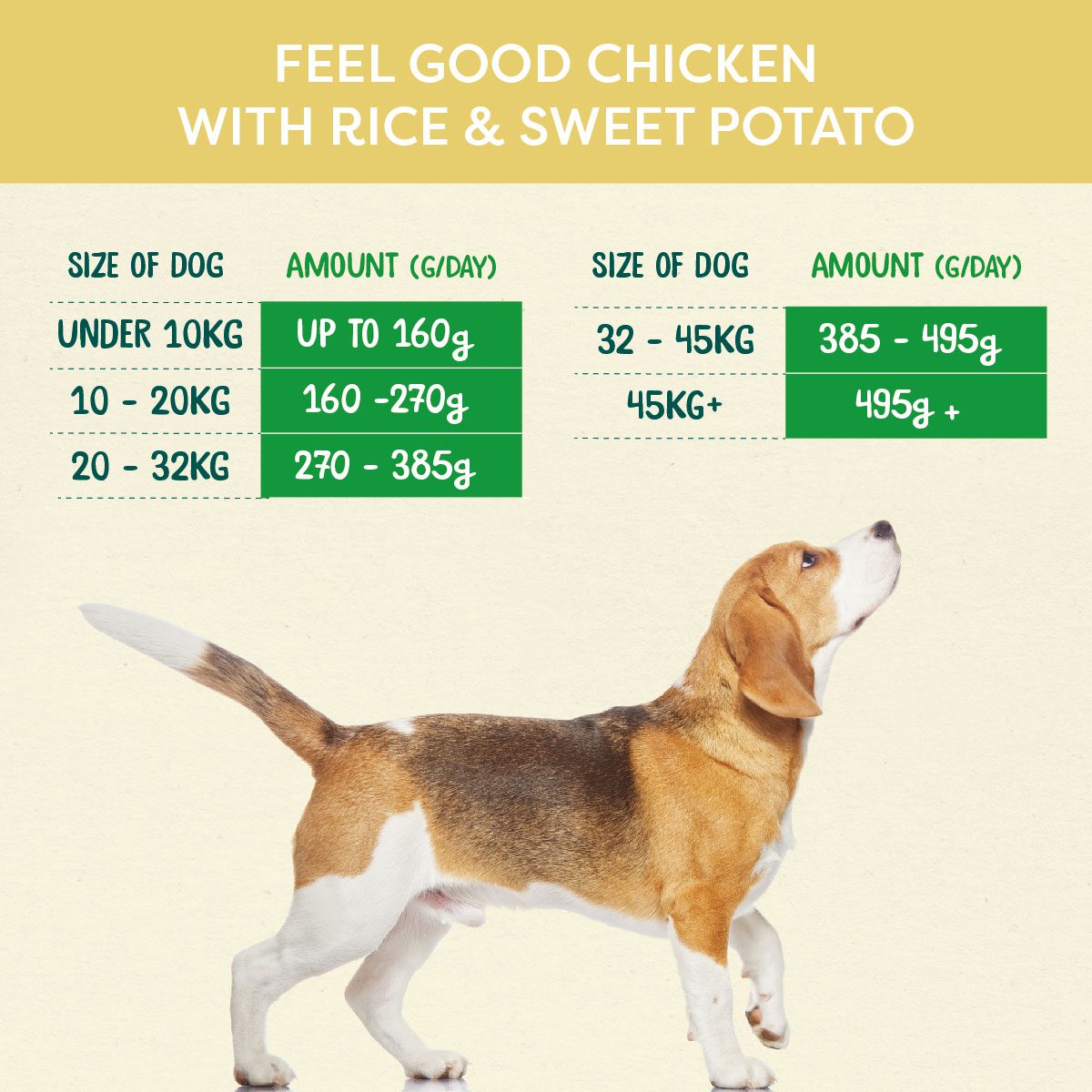 Feel Good Chicken, Rice & Sweet Potato Dry Dog Food Naturediet