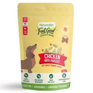 Feel Good Chicken with Parsley Soft Baked Training Treats for Dogs