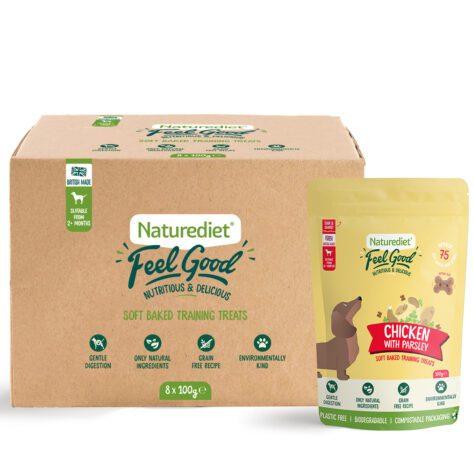 Feel Good Chicken with Parsley Soft Baked Training Treats for Dogs