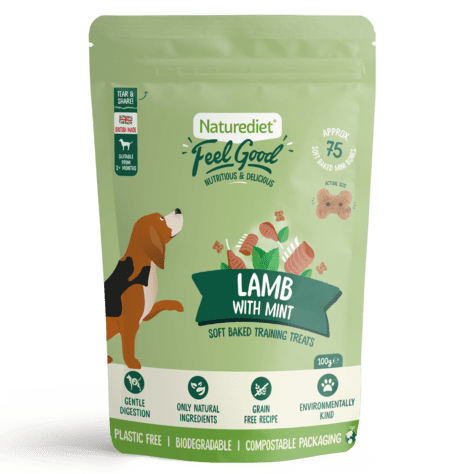 Feel Good Lamb with Mint Soft Baked Training Treats for Dogs